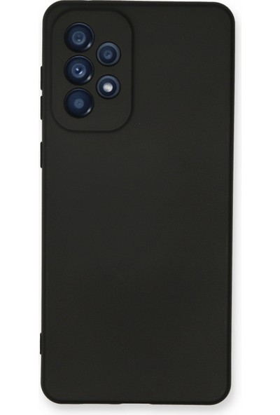 Bilişim Aksesuar Happycase Samsung Galaxy A23 Kılıf Nano Içi Kadife Silikon - Siyah