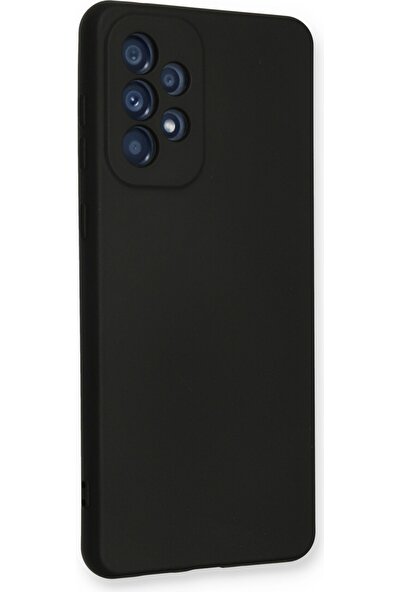 Bilişim Aksesuar Happycase Samsung Galaxy A23 Kılıf Nano Içi Kadife Silikon - Siyah
