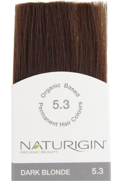 Naturigin Organik Içerikli Saç Boyası 5.3 Koyu Kumral