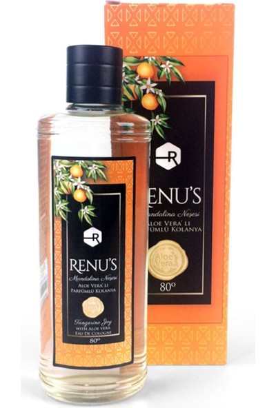 Renu S Mandalina Neşesi Aloe Veralı Parfümlü Kolonya 250 Ml.