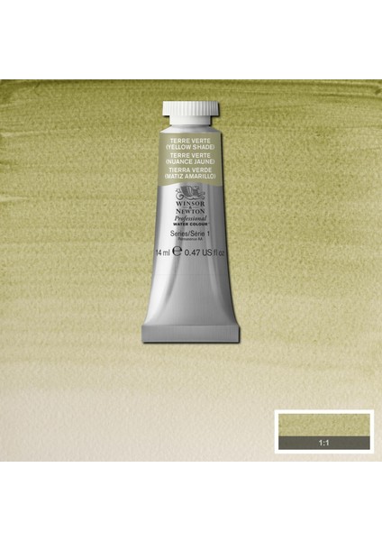 Professional Sulu Boya 14ML Terre Verte (Yellow Shade) 638 S.1