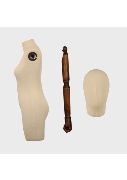 36 Beden Gold Ayaklı Pantolon Giyebilen Terzi Mankeni Vitrin Mankeni Prova Mankeni