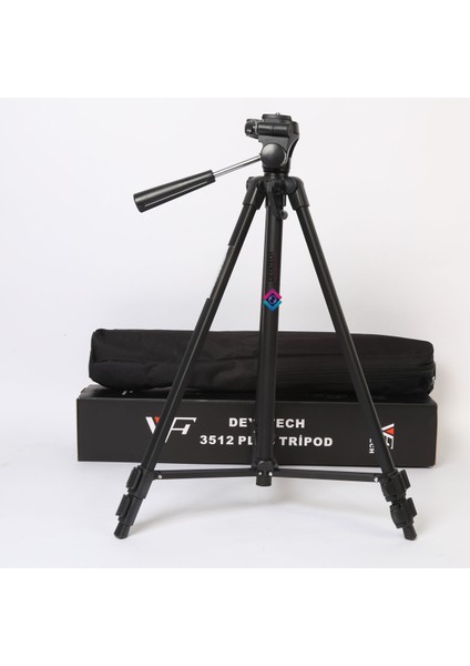 3512 Tripod + Telefon Tutucu Hediyeli + Taşıma Çantalı 1.35 cm modelleri