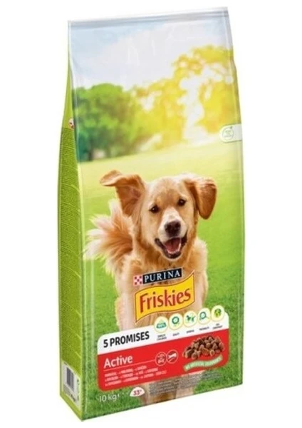 Friskies Active Duot Etli Yetişkin Köpek Maması 10 kg