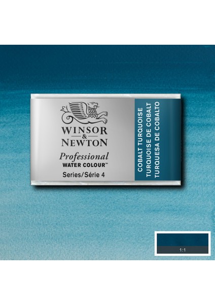 Professional Sulu Boya Tam Tablet Cobalt Turquoise 190 S.4