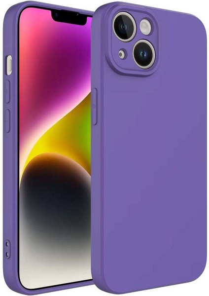 Apple iPhone 14 Kılıf Lsr Içi Kadife Lansman Kapak