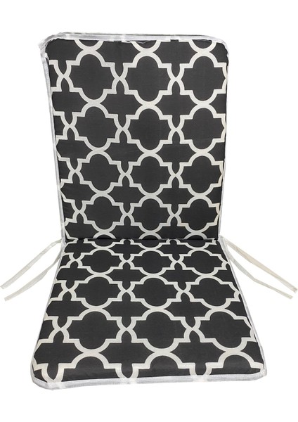 Sandalye Minderi Arkalıklı Lastikli Fermuarlı Süngerli-6 Adet(Karaçatı)Yıkanabilir modelleri