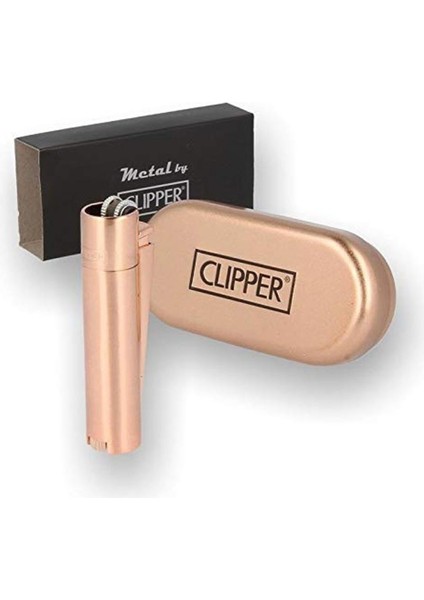 Clipper Çakmak Metal Rose Gold Özel Kutulu 209120