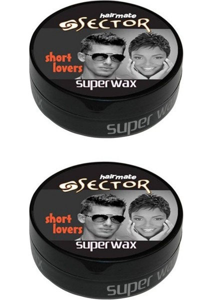 Hairmate Superwax Islak Görünüm Siyah Wax 150 Ml 2 Adet