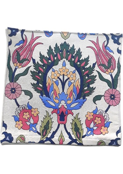 Dokuma Osmanlı Çini Motifli Dekoratif Kırlent Yastık Kılıfı fiyatları
