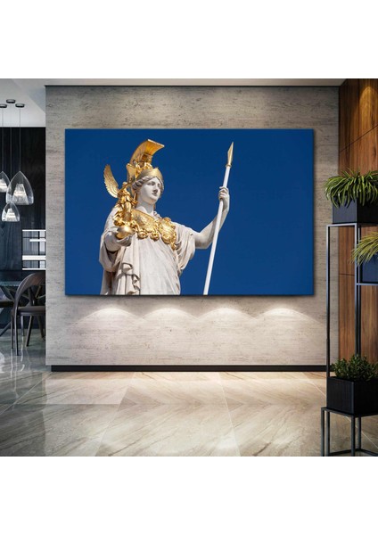 Athena Adalet Tanrıçası Yunan Mitolojisi Kanvas Tablo