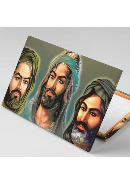 Hz Ali Hz Hüseyin Hz Hasan Kanvas Tablo
