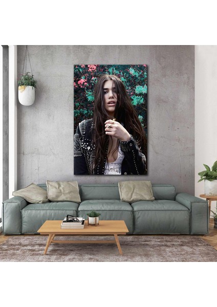Dua Lipa Müzik Sanat Kanvas Tablo
