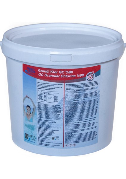 Gc 10 kg Chlor Stabilize Triklor Granül %90 Aktif Klor - Granular Chlorine