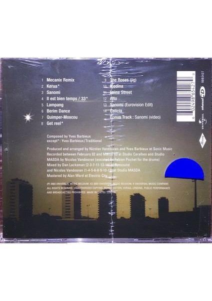 Urban Trad – Sanomi CD