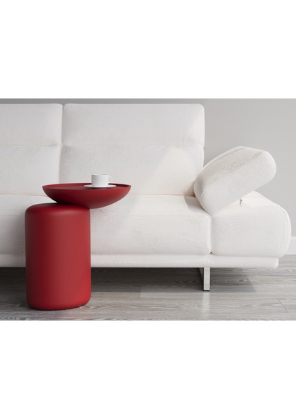 Echo Furniture Belle Rubin Kırmızı C Sehpa