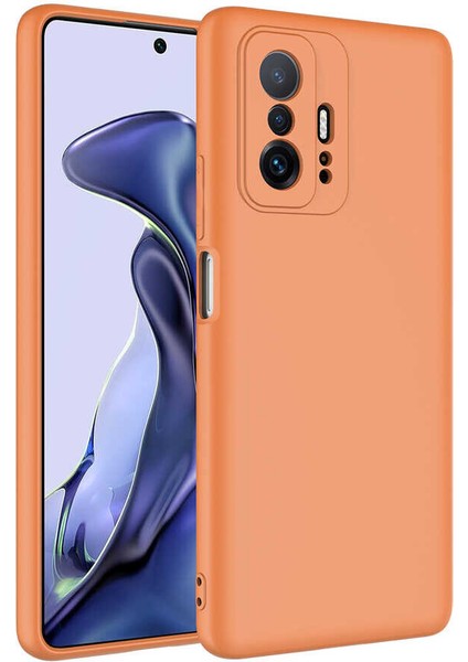 Xiaomi Mi 11T Pro Kılıf Içi Süet Renkli Mara Lansman Silikon