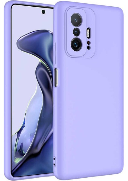Xiaomi Mi 11T Pro Kılıf Içi Süet Renkli Mara Lansman Silikon
