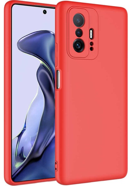 Xiaomi Mi 11T Pro Kılıf Içi Süet Renkli Mara Lansman Silikon