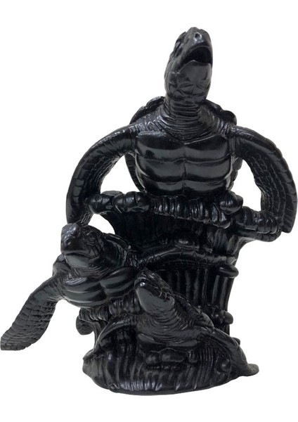 Reçine 3'lü Kaplumbağa Biblo 18,5cm