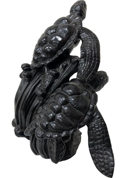 Reçine 3'lü Kaplumbağa Biblo 18,5cm