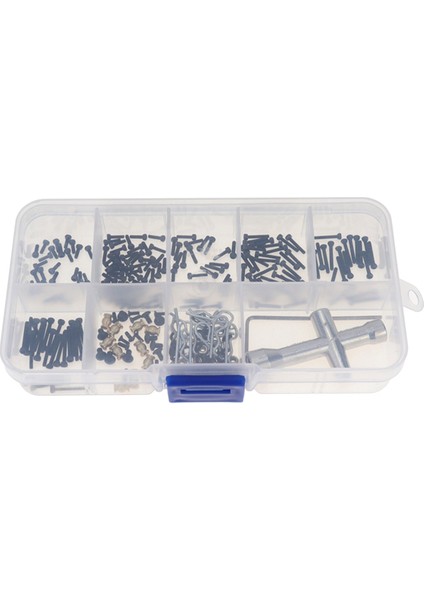 252PCS M1.4 Vidalar Eksenel SCX24 Için 1/24 Rc Paletli Araç Parçaları Aksesuarları (Yurt Dışından)