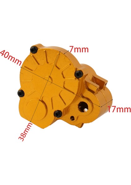 Fms FCX24 Için Metal Şanzıman Vites Kutusu Şanzıman Muhafazası 1/24 Rc Paletli Araba Yükseltmeleri Parçaları Aksesuarları, Gümüş (Yurt Dışından)
