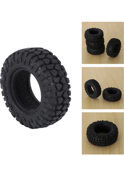 Adet 48MM 1.0 Yumuşak Kauçuk Tekerlek Lastikleri Lastik 1/24 Rc Paletli Araba Eksenel SCX24 90081 AXI00002 Yükseltme Parçaları (Yurt Dışından)