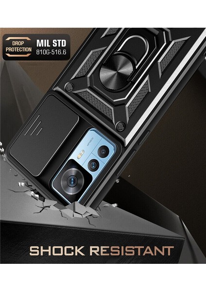 Xiaomi Mi 12T Kılıf Ultra Korumalı Yüzüklü Manyetik Sürgülü Vega Kapak fırsatları