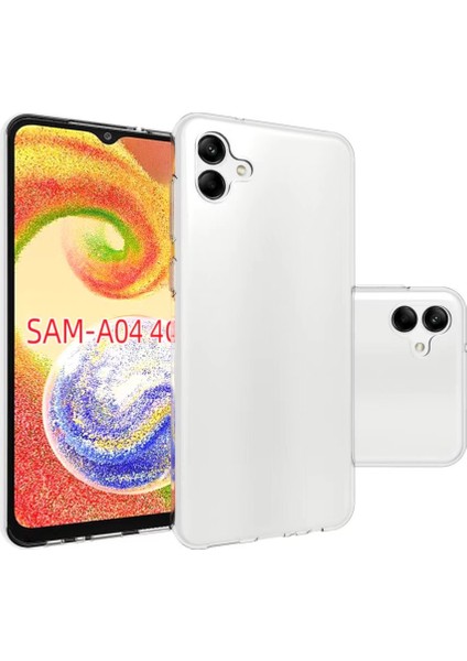 Samsung Galaxy A04 4g Kılıf Ultra Ince Şeffaf Silikon fırsatları