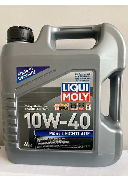 Lıquı Moly Mos2 Leıchtlauf 10W-40 4 Lt Motor Yağı ( Üretim Yılı: 2022 )