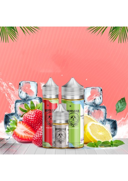 Nuclear Kimya Strawberry Ice Lemon Dıy Kit Çilek Limon Buz Gıda Aroması ( 6 ml Aroma Içerir ) 30 ml