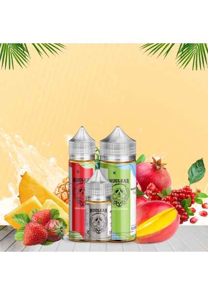 Nuclear Kimya Sonset Dıy Kit Mango Ananas Şeftali Gıda Aroması ( 6 ml Aroma Içerir ) 30 ml