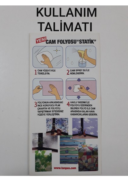 japon teknolojisi 3D xx statik cam folyosu filmi kendinden renkli vitray 46 cm x 1 mt -MERZ05