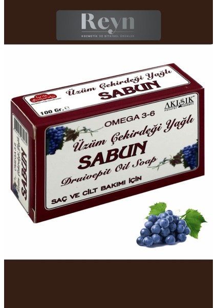 Üzüm Çekirdeği Yağlı Sabun