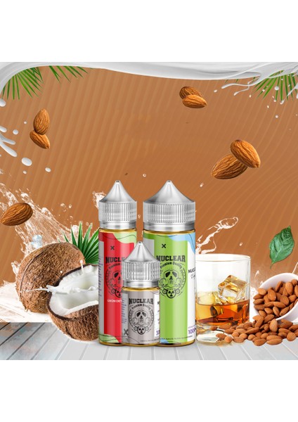 Tower Dıy Kit Kavrulmuş Badem Bourbon Gıda Aroması ( 6 ml Aroma Içerir ) 30 ml