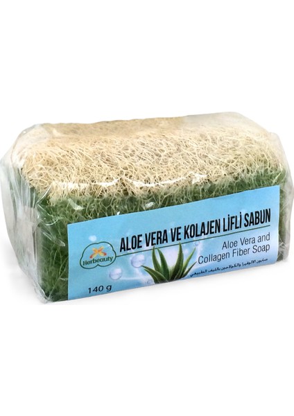 Doğal Kabak Lifli Aloe Vera Sabun 140GR