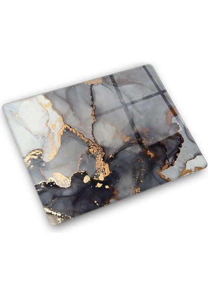 Stark Mermer Görünümlü Cam Kesme Tablası 29 x 34 cm modelleri