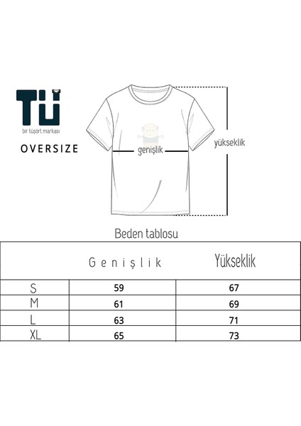 Hamileler Için Oversize Tasarım Tişört
