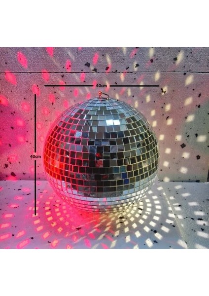 Impes Elektronik Aynalı Küre 40CM Disco Topu (Mırror Ball) Aynalı Disko Topu