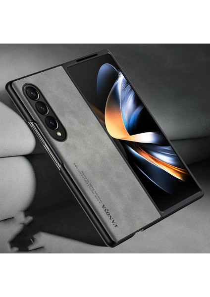 For Samsung Galaxy Z Fold4 Klasik Cilt Hissi Cep Telefonu Kılıfları Kılıfı (Yurt Dışından) fiyatları