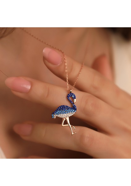 925 Ayar Gümüş Leylek Kolye fiyatları
