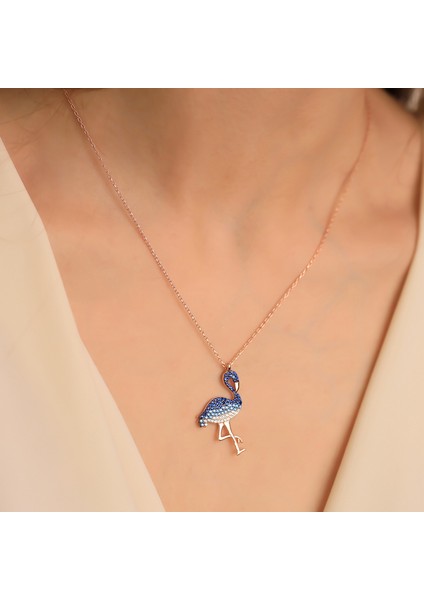 925 Ayar Gümüş Leylek Kolye modelleri
