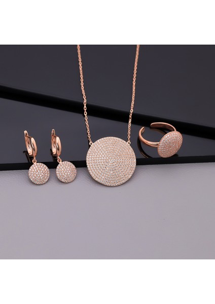 925 Ayar Gümüş Circular Tasarım Set
