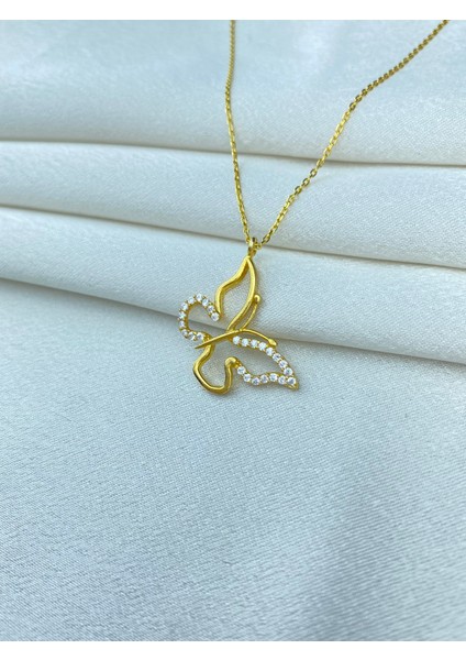 925 Ayar Gümüş Kelebek Kolye fiyatları