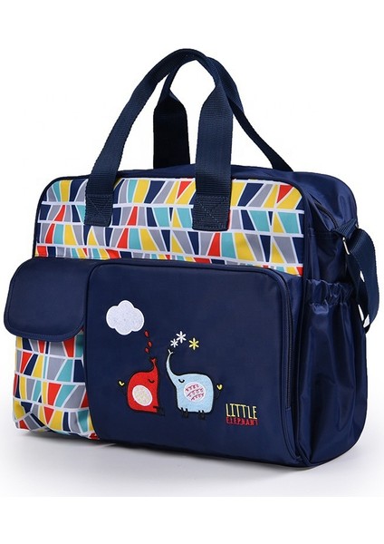 Büyük Kapasiteli Bebek Bakım Çantası - Mavi (Yurt Dışından)