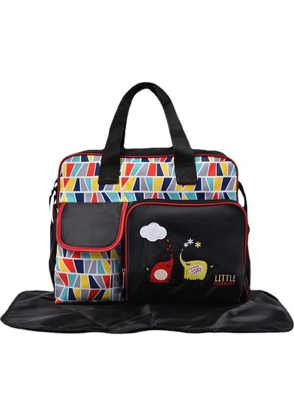 Büyük Kapasiteli Bebek Bakım Çantası - Siyah (Yurt Dışından)