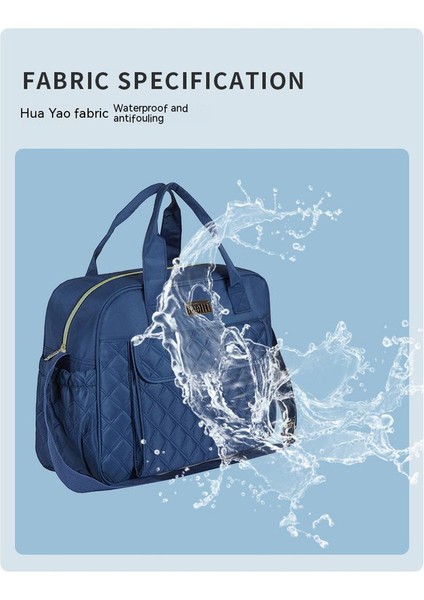 Büyük Kapasiteli Bebek Bakım Çantası - Mavi (Yurt Dışından) fiyatları