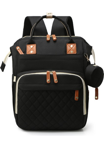 Büyük Kapasiteli Bebek Bakım Çantası - Siyah (Yurt Dışından)