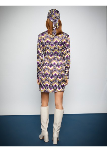 Melis Ağazat XKoton - Anvelop Bağlamalı Saten Mini Elbise fırsatları